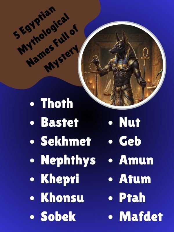 5 Egyptian Mythological Names Full of Mystery