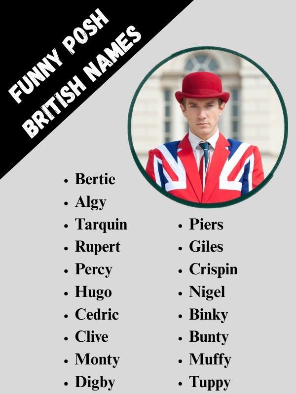 Funny Posh British Names