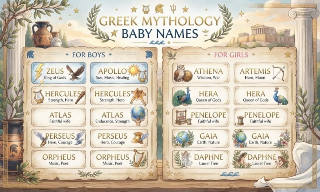 Greek Mythology Baby Names
