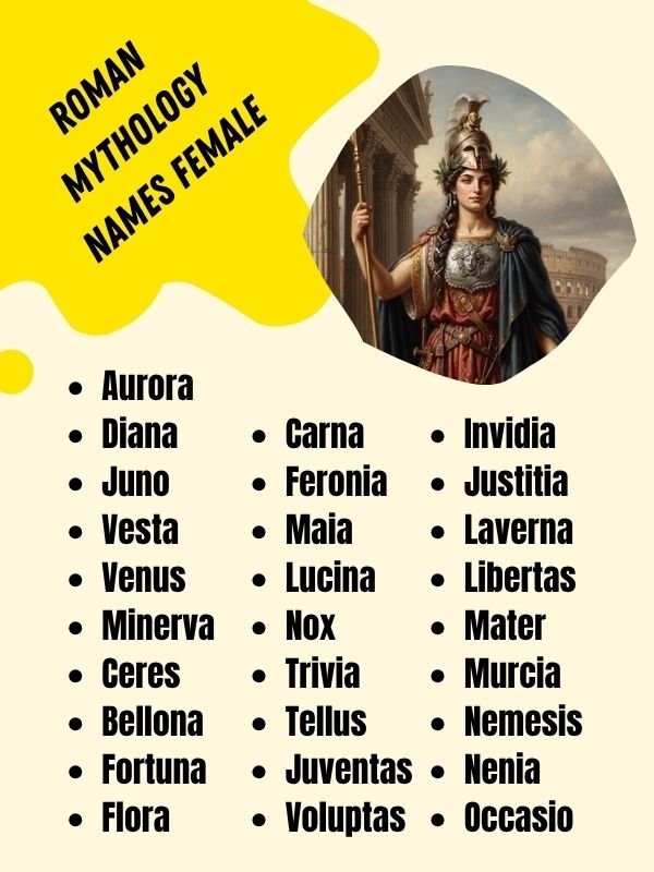 Roman Mythology Names Female