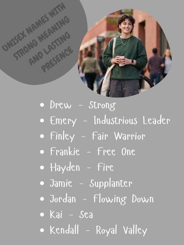 Unisex Names With Strong Meaning and Lasting Presence