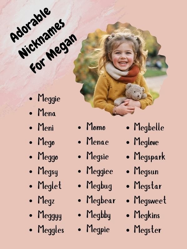 Adorable Nicknames For Megan