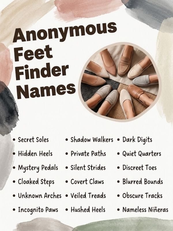 Anonymous Feet Finder Names