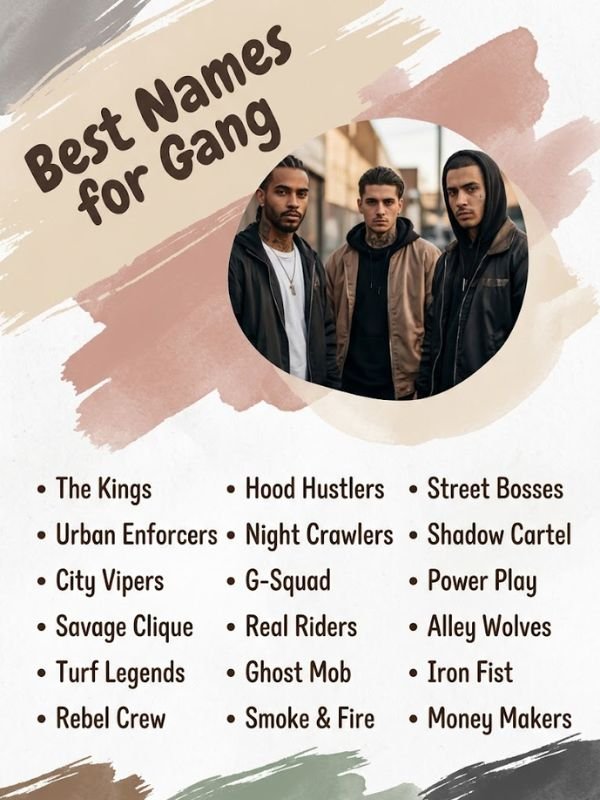 Best Names for Gang