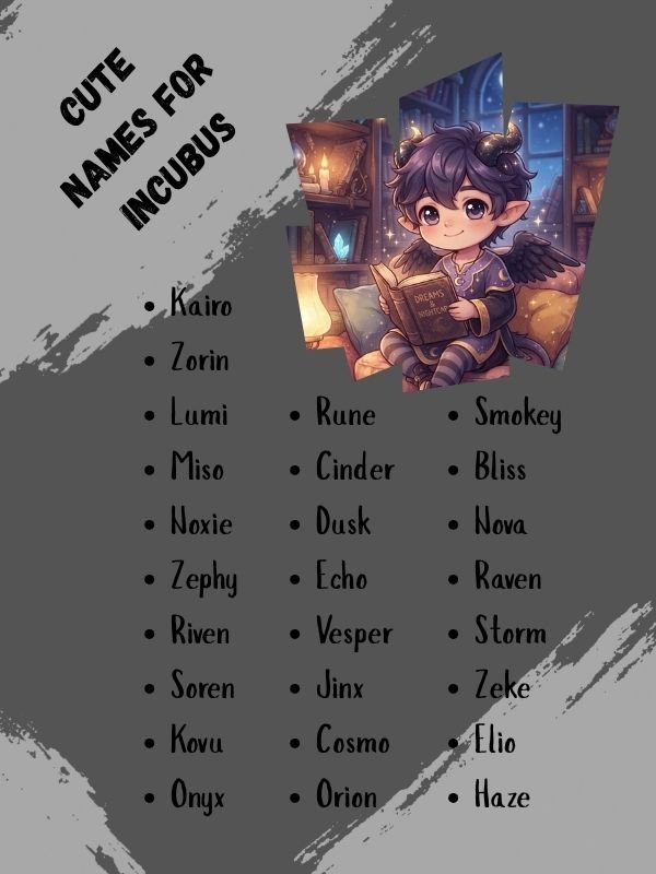 Cute names for Incubus