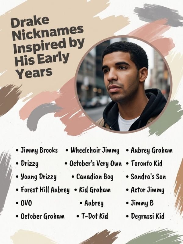 Drake Nicknames Inspired by His Early Years