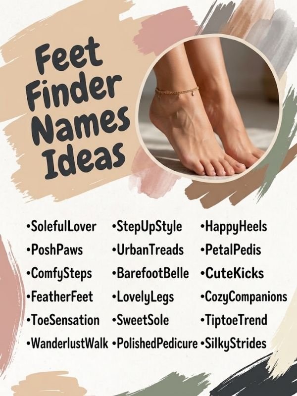 Feet Finder User Names