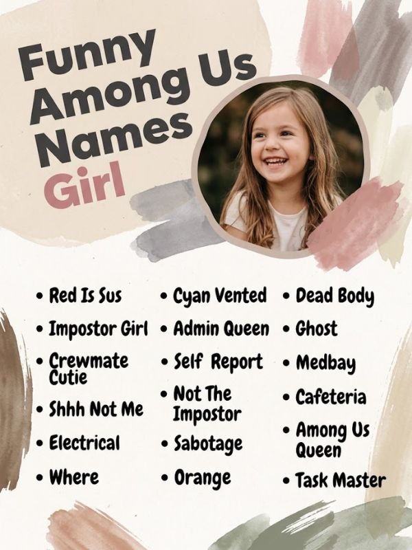 Funny Among Us Names Girl