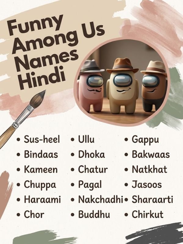 Funny Among Us Names Hindi