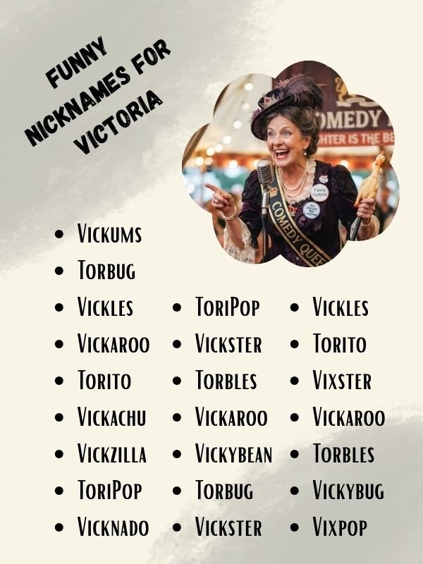 Funny Nicknames For Victoria
