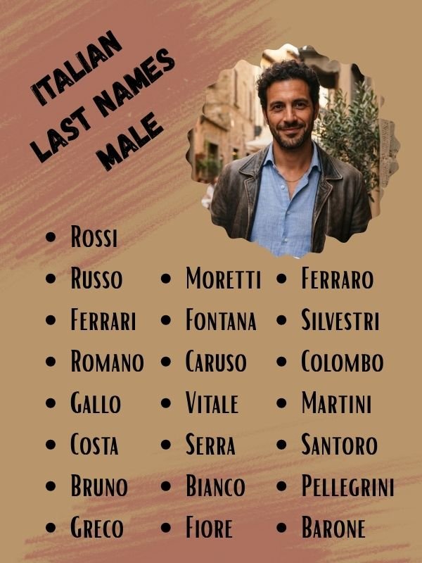 Italian Last Names Male