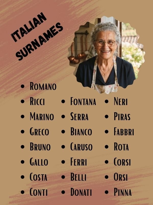 Italian Surnames