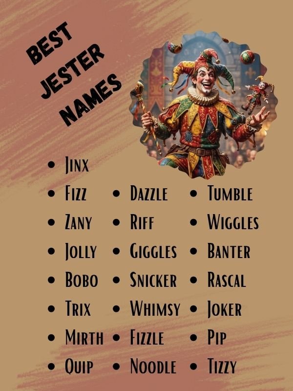 Best Jester Names