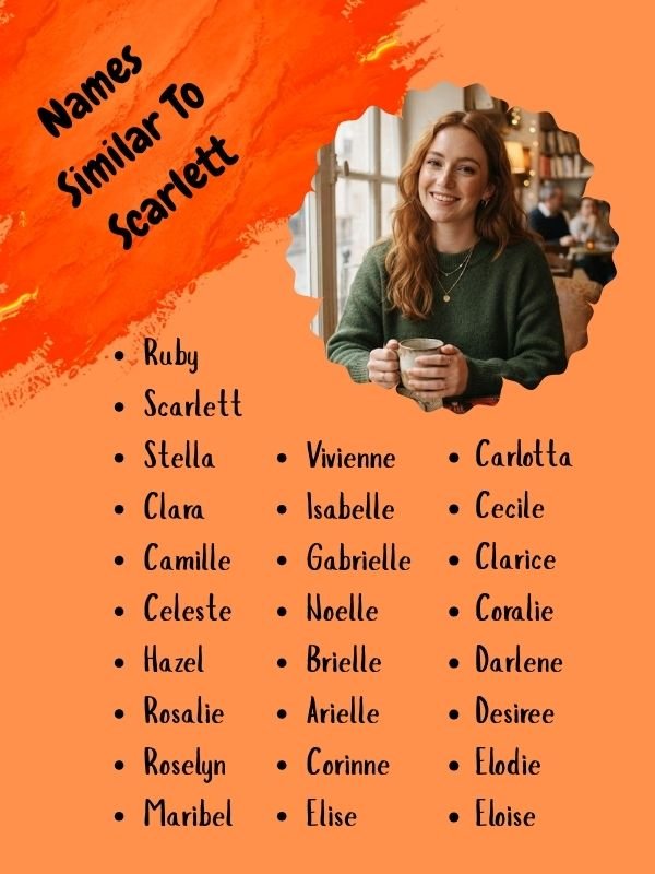 Names Similar To Scarlett