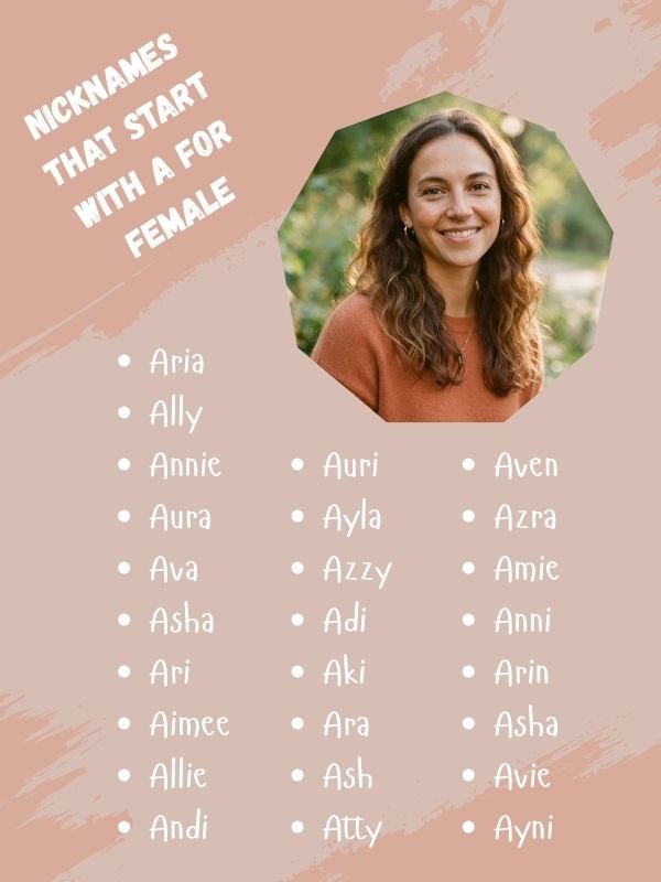 Nicknames That Start With A For Female