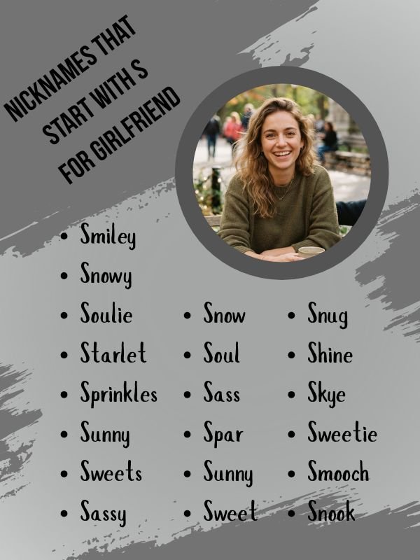 Nicknames That Start With S For Girlfriend