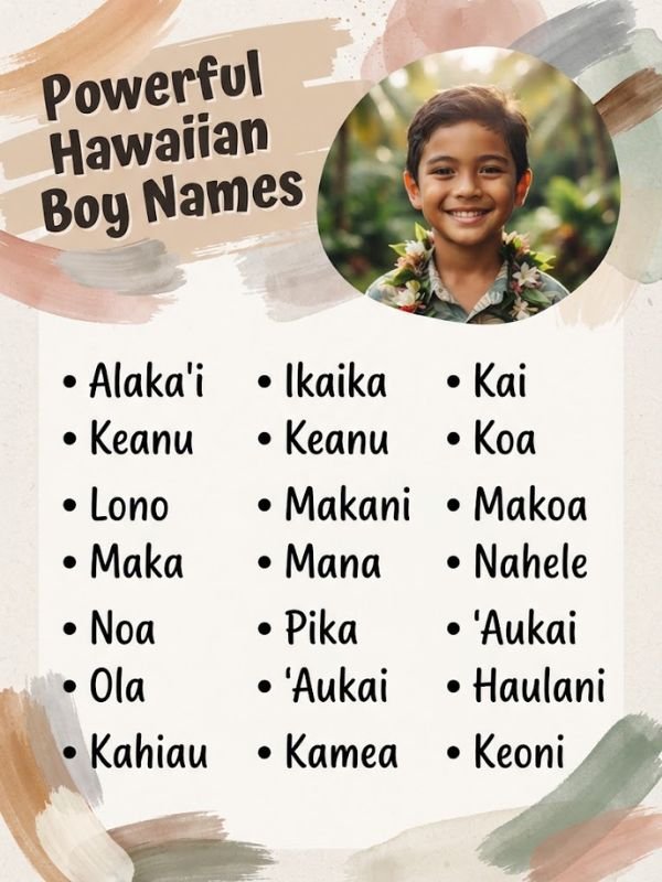 Powerful Hawaiian Boy Names