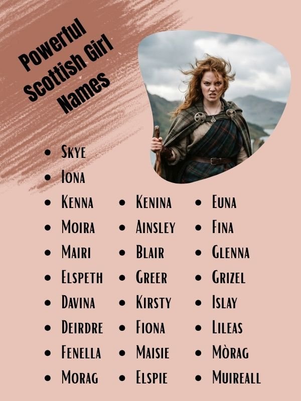 Powerful Scottish Girl Names