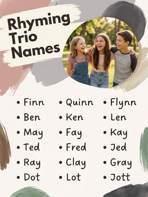 Rhyming Trio Names