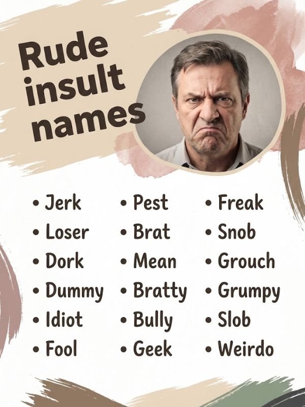 Rude insult names