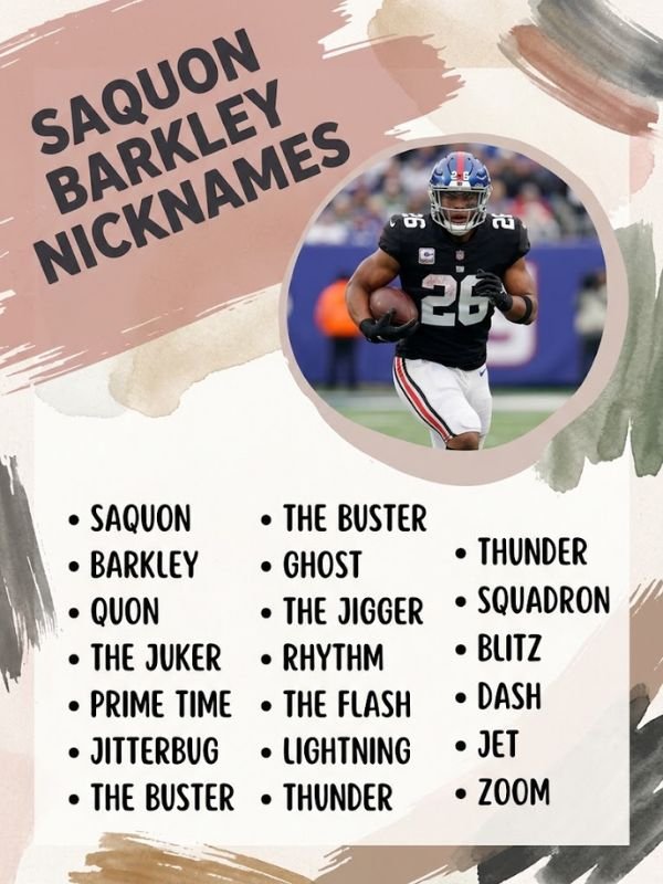 Saquon Barkley Nicknames
