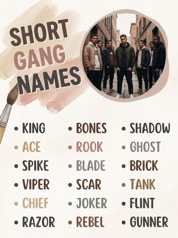 Short Gang Names