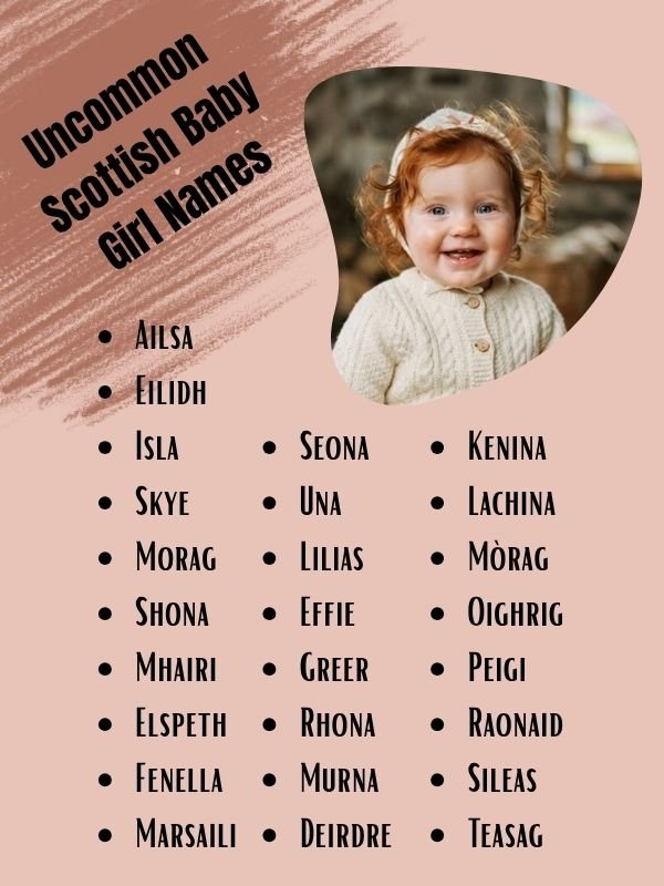 Uncommon Scottish Baby Girl Names
