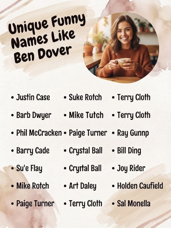 Unique Funny Names Like Ben Dover
