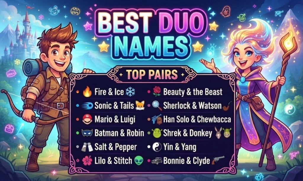Best Duo Names