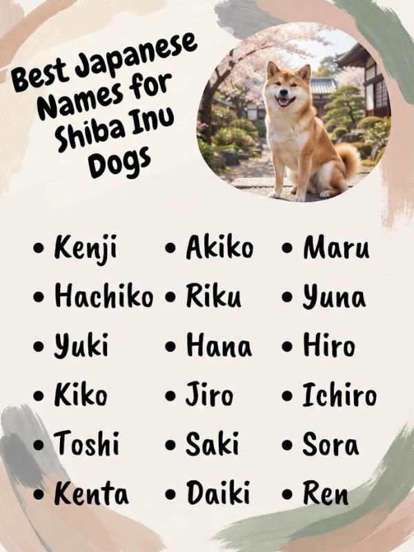 Best Japanese Names for Shiba Inu Dogs