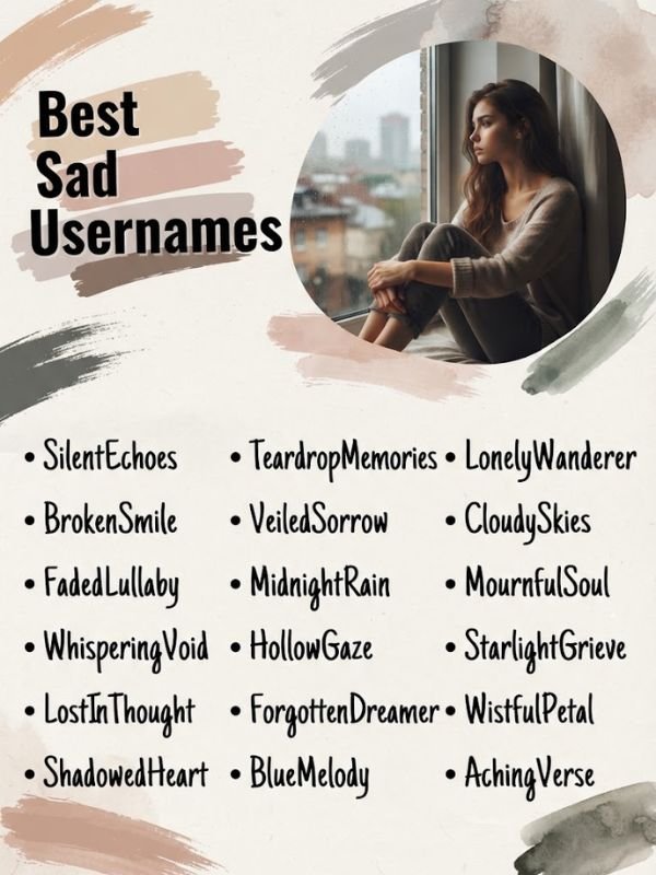Best Sad Usernames