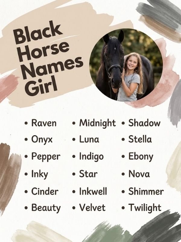Black Horse Names Girl