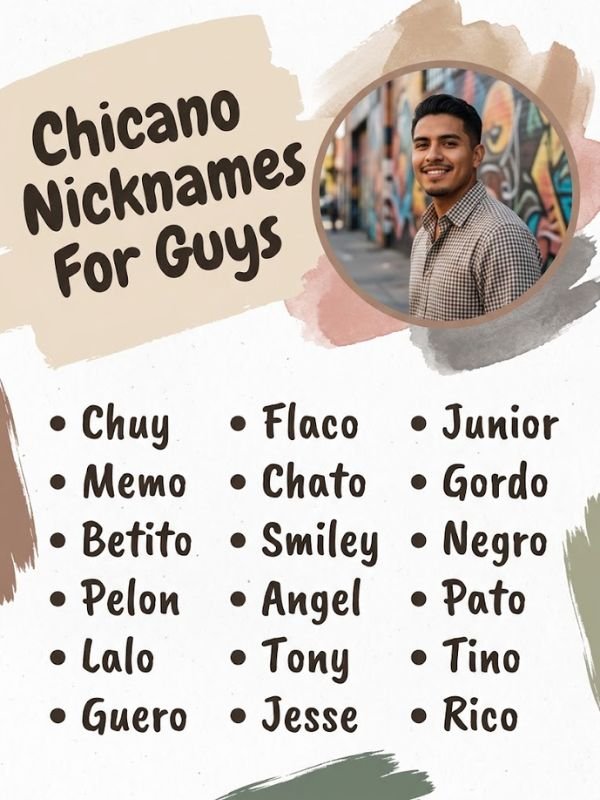 Chicano Nicknames For Guys
