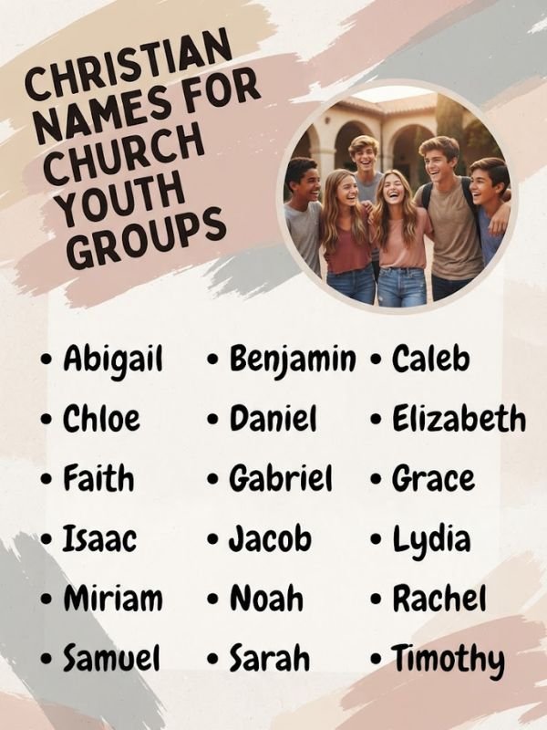 Christian Names for Church Youth Groups