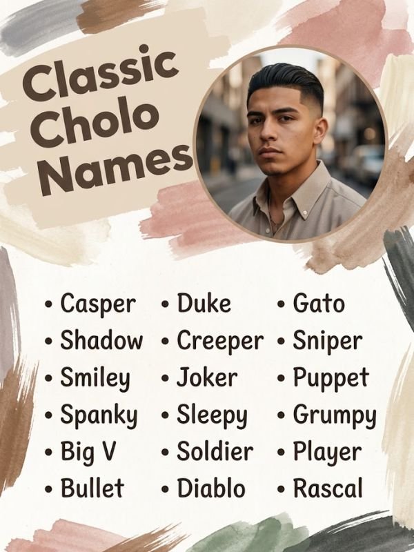 Classic Cholo Names