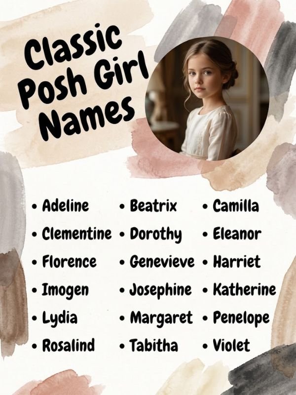 Classic Posh Girl Names