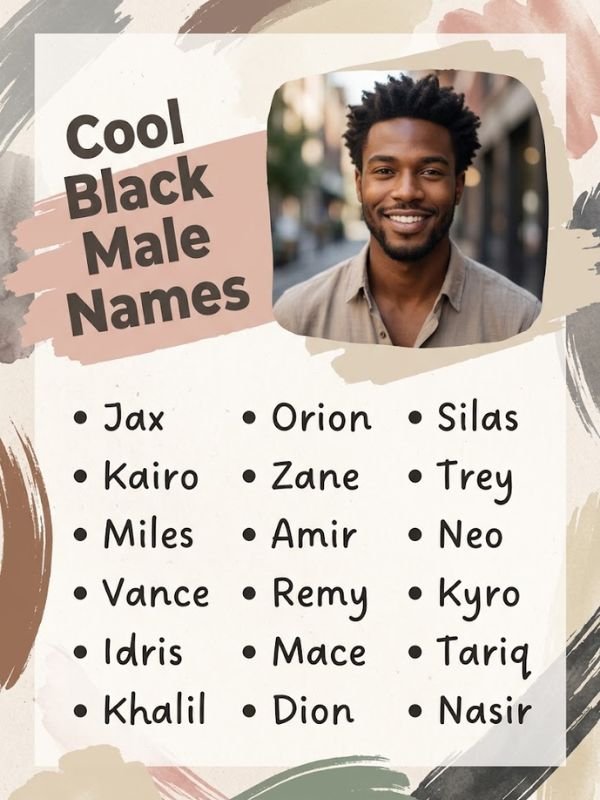Cool Black Male Names