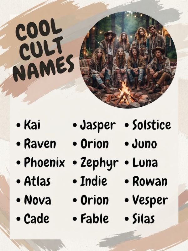 Cool Cult Names