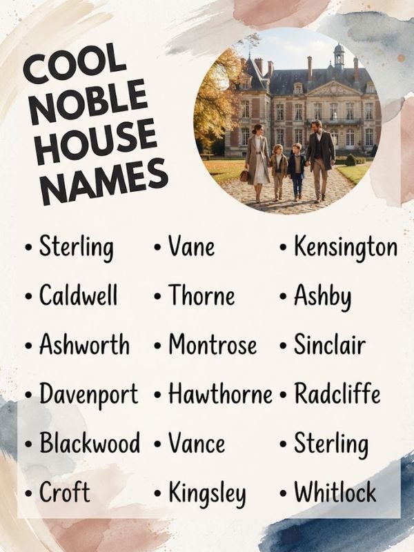 Cool Noble House Names