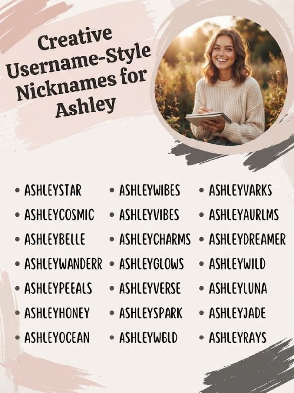 Creative Username-Style Nicknames for Ashley