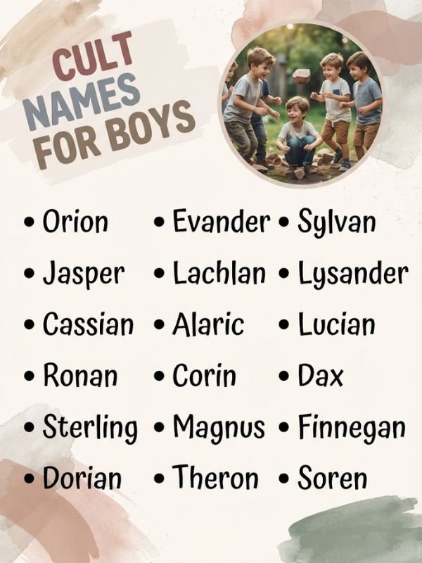 Cult Names For Boys