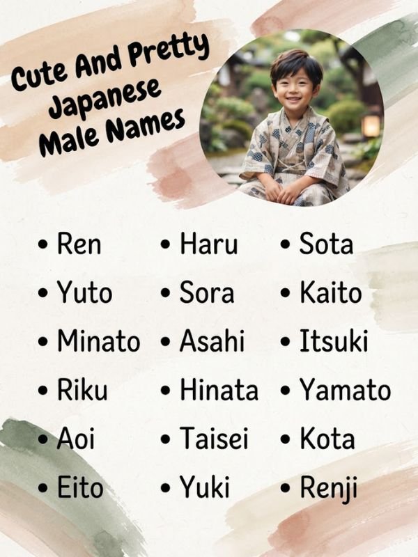 Cute And Pretty Japanese Male Names