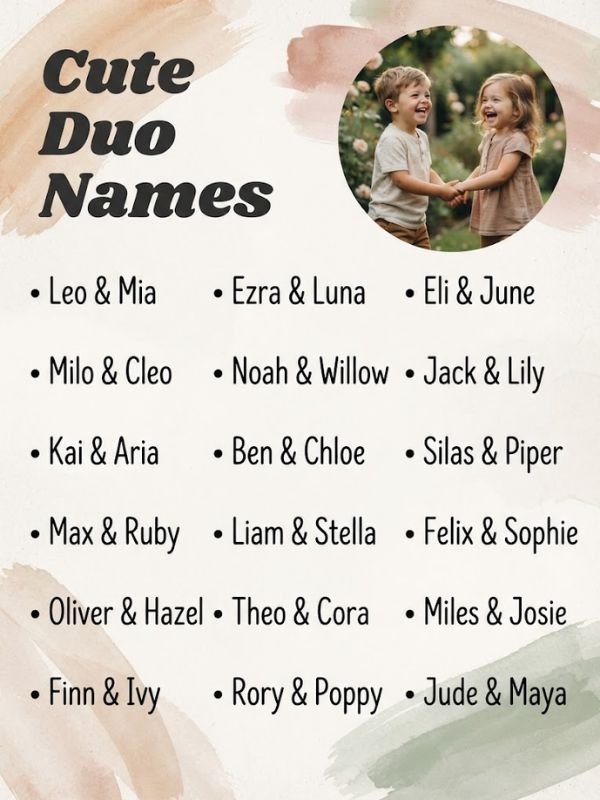 Cute Duo Names
