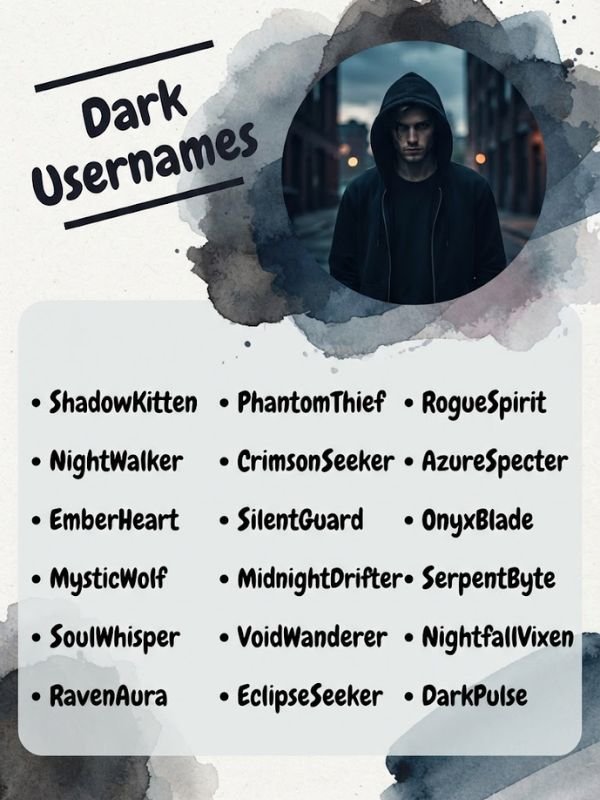 Dark Usernames