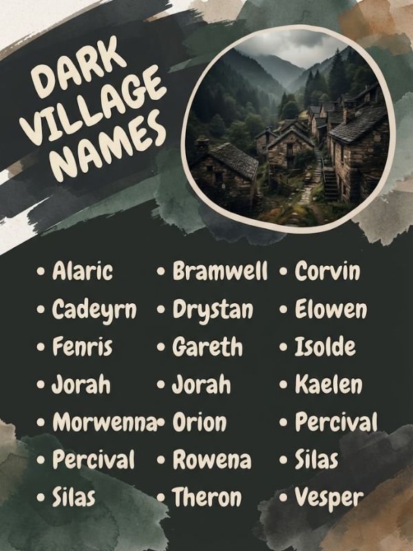 Dark Village Names