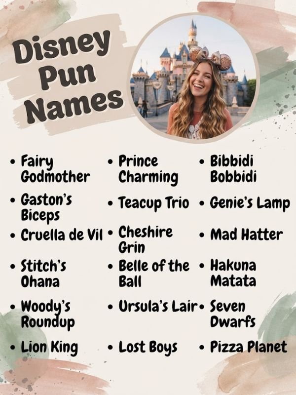 Disney Pun Names