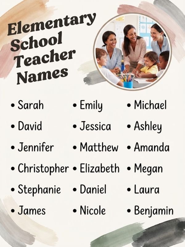 Elementary School Teacher Names