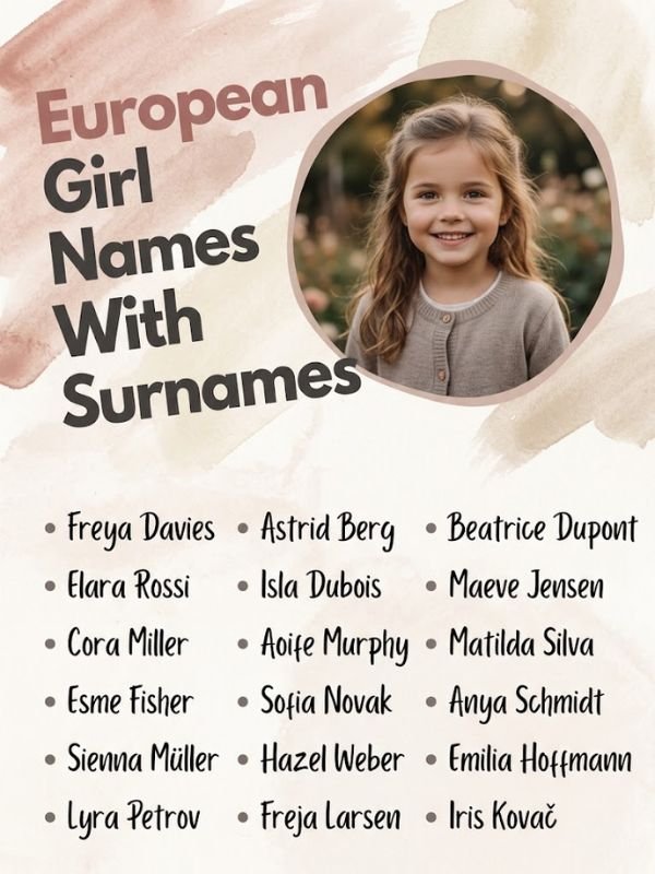 European Girl Names With Surnames
