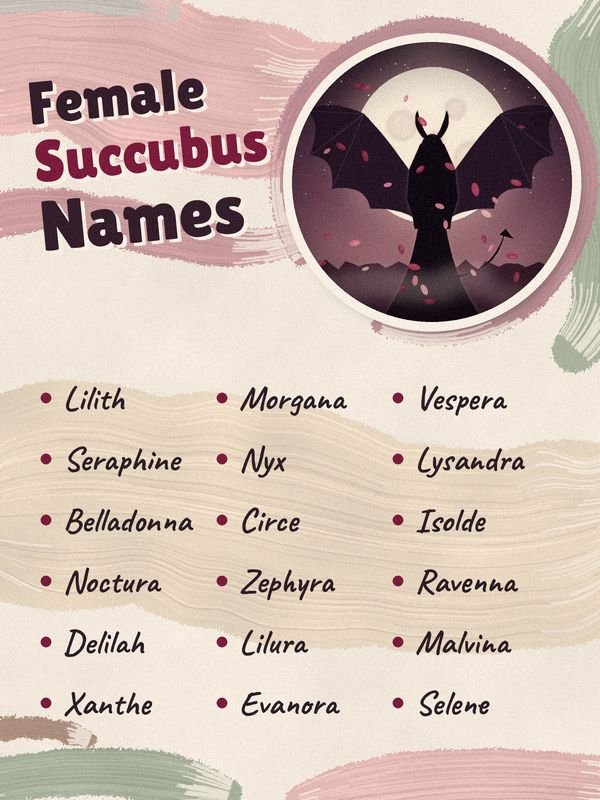 Female Succubus Names