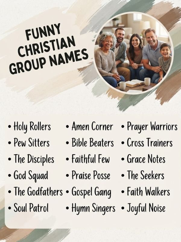 Funny Christian Group Names
